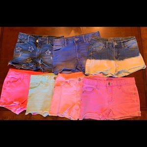 Justice girls Jean shorts size 10/12
